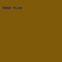 7E5C09 - Bronze Yellow color image preview