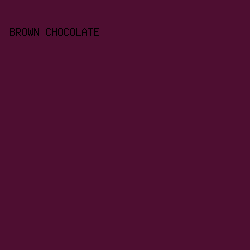 4E0E31 - Brown Chocolate color image preview