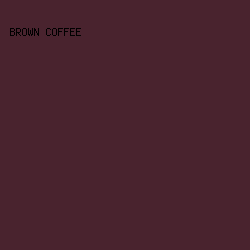 49232e - Brown Coffee color image preview