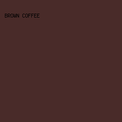492b29 - Brown Coffee color image preview