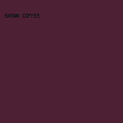 4E2135 - Brown Coffee color image preview