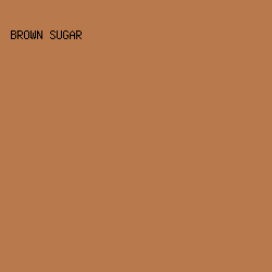 b87a4c - Brown Sugar color image preview
