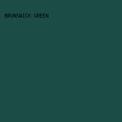 1b4d46 - Brunswick Green color image preview