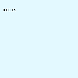 E3F9FF - Bubbles color image preview