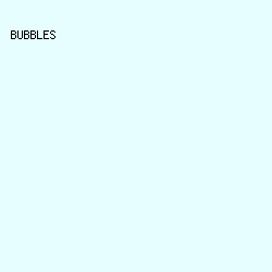 E6FEFF - Bubbles color image preview