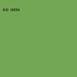 74a753 - Bud Green color image preview