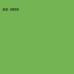 74b452 - Bud Green color image preview