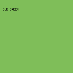7FBE59 - Bud Green color image preview