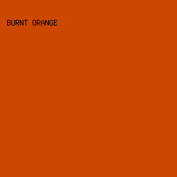 CC4800 - Burnt Orange color image preview
