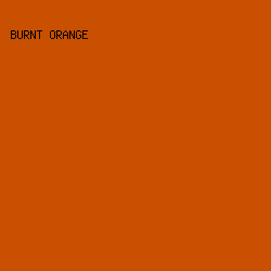 c95001 - Burnt Orange color image preview
