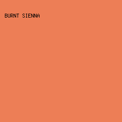 ED7E56 - Burnt Sienna color image preview