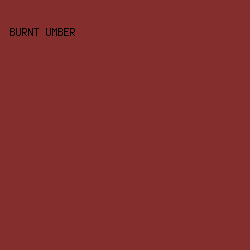 842e2d - Burnt Umber color image preview