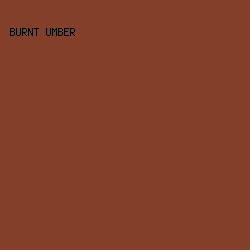 843F2A - Burnt Umber color image preview