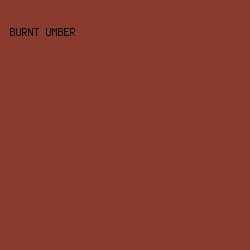 8a3b2e - Burnt Umber color image preview