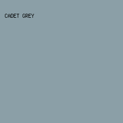 8b9fa7 - Cadet Grey color image preview