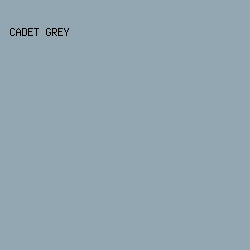 93A7B3 - Cadet Grey color image preview