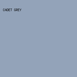 93a3b9 - Cadet Grey color image preview