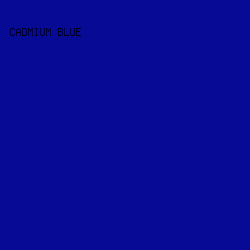 060A95 - Cadmium Blue color image preview