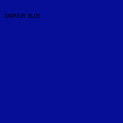 060E97 - Cadmium Blue color image preview