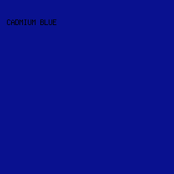 09118F - Cadmium Blue color image preview