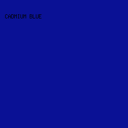 0A1195 - Cadmium Blue color image preview