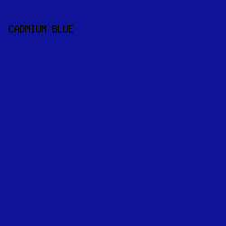 0e1397 - Cadmium Blue color image preview