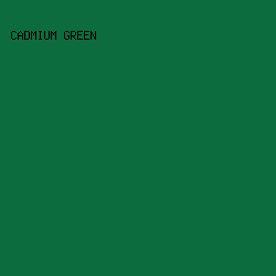 0D6C3D - Cadmium Green color image preview