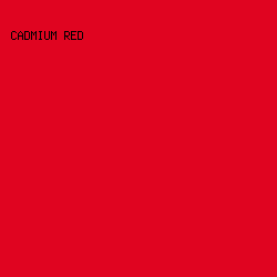 E00420 - Cadmium Red color image preview