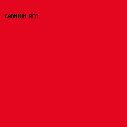 E4051F - Cadmium Red color image preview