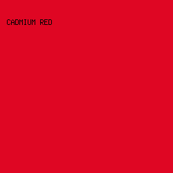 df0623 - Cadmium Red color image preview