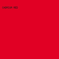 e10023 - Cadmium Red color image preview