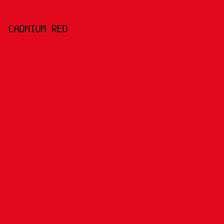 e2091e - Cadmium Red color image preview