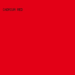 e30017 - Cadmium Red color image preview