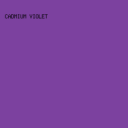 7C419F - Cadmium Violet color image preview