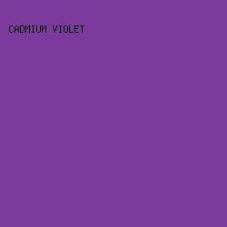 7b3a9c - Cadmium Violet color image preview