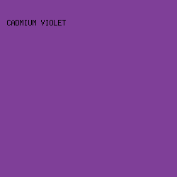 7f3f98 - Cadmium Violet color image preview