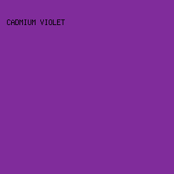802C9B - Cadmium Violet color image preview