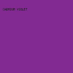 832a92 - Cadmium Violet color image preview