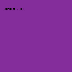 842D9B - Cadmium Violet color image preview