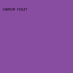 884ca0 - Cadmium Violet color image preview
