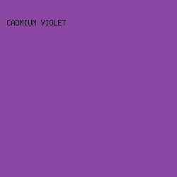 8A46A2 - Cadmium Violet color image preview
