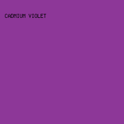 8d3798 - Cadmium Violet color image preview