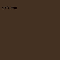 453122 - Café Noir color image preview