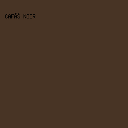 483425 - Café Noir color image preview