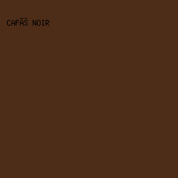 4d2c18 - Café Noir color image preview