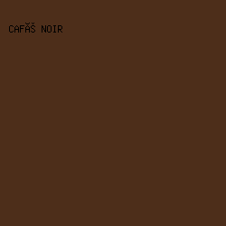 4d2e1a - Café Noir color image preview