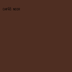 4f2e22 - Café Noir color image preview