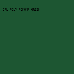 1d5632 - Cal Poly Pomona Green color image preview