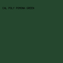 25472E - Cal Poly Pomona Green color image preview