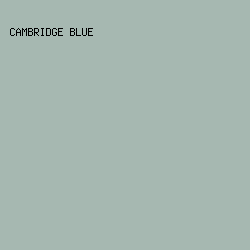 A6B8B1 - Cambridge Blue color image preview